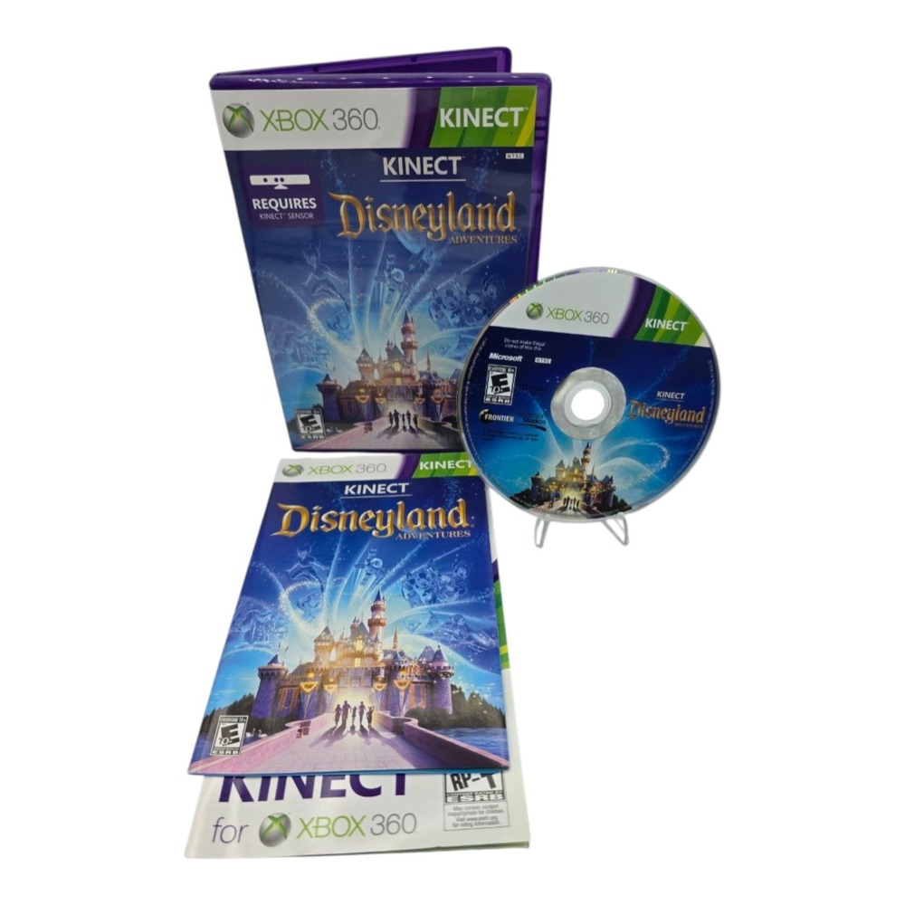 Kinect Disneyland Adventures Xbox 360 Complete with Manual Tested 2011